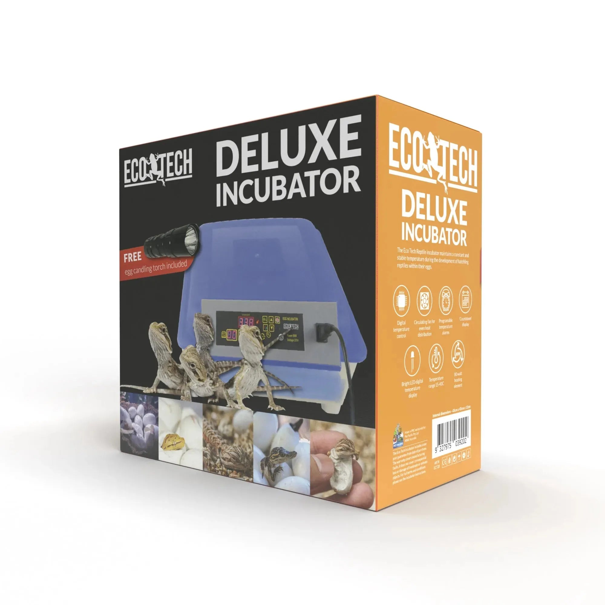 Deluxe Reptile Egg Incubator (With Free Candling Torch) - Amazing Amazon