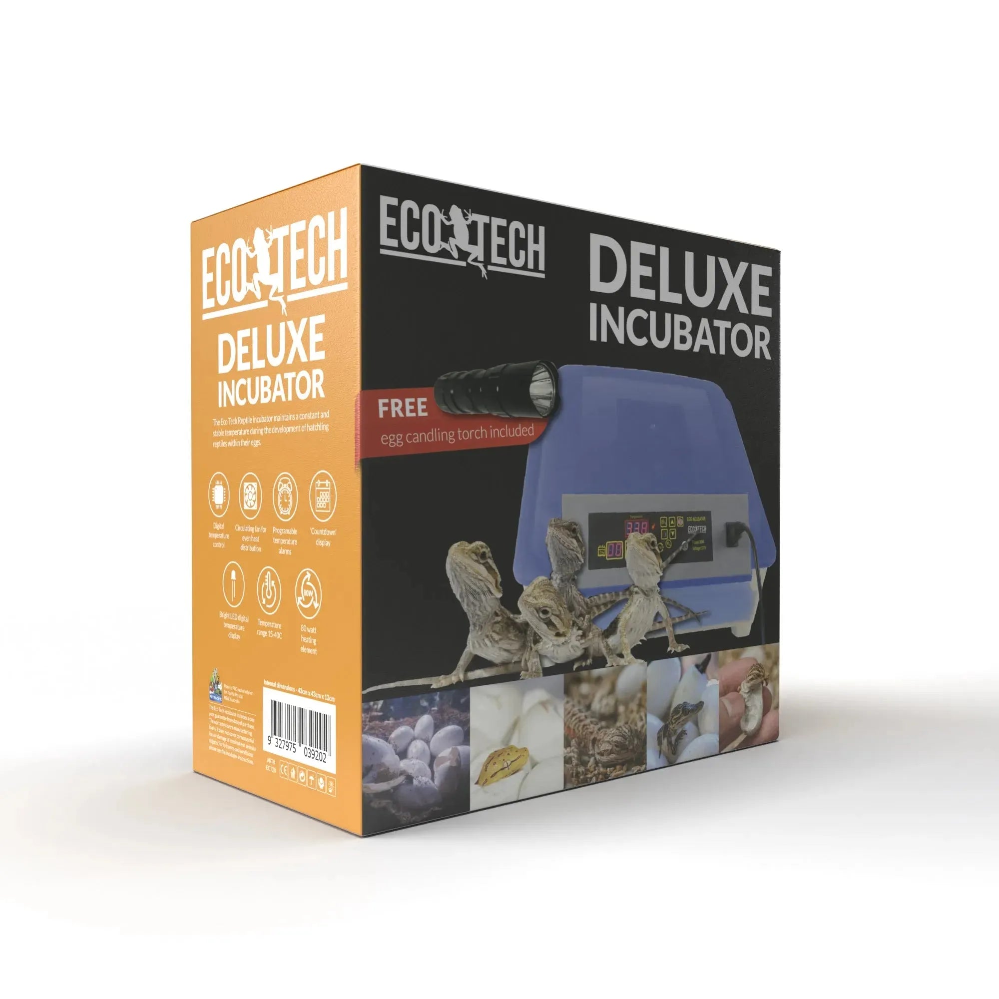 Deluxe Reptile Egg Incubator (With Free Candling Torch) - Amazing Amazon