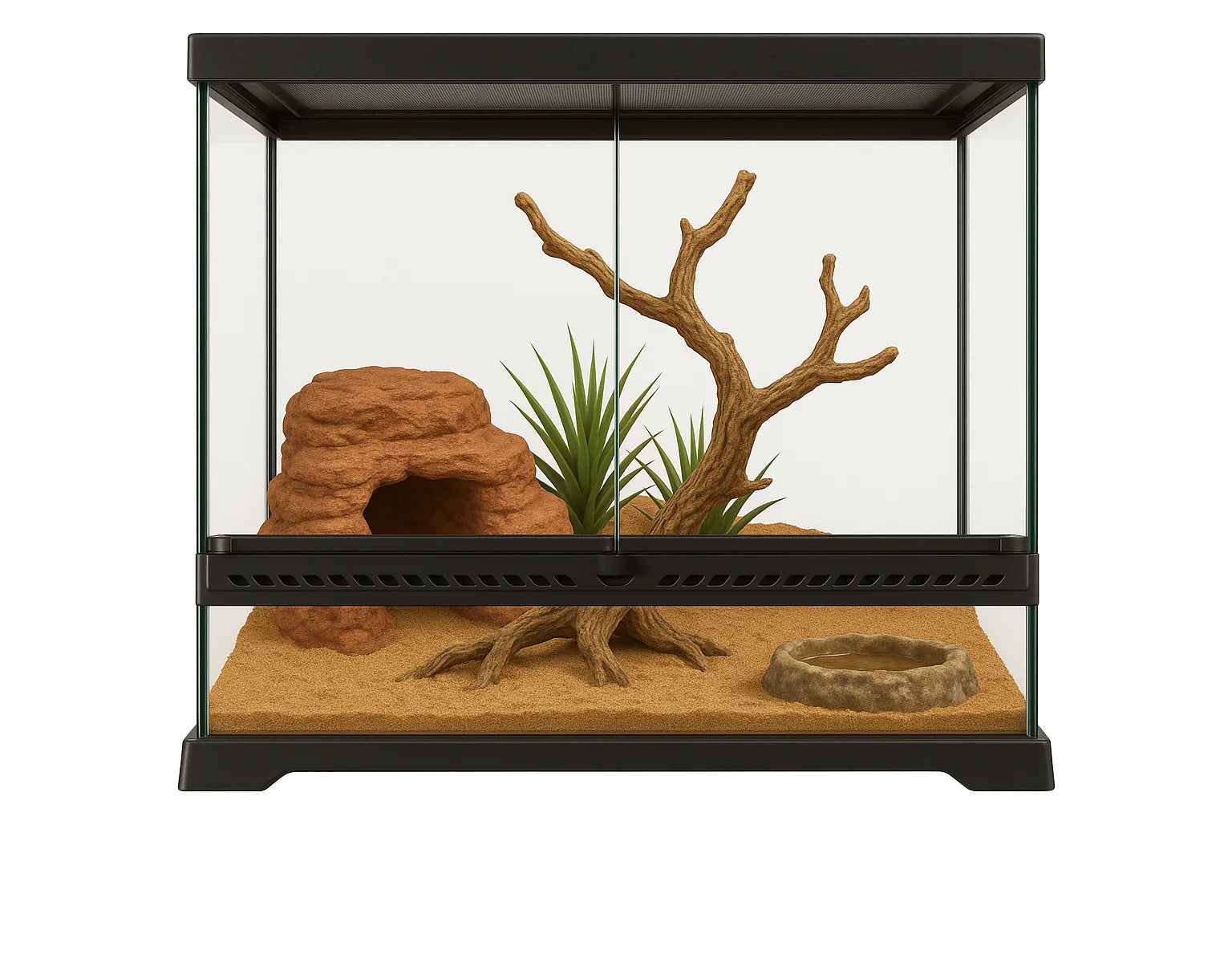 Deluxe Reptile Terrarium 30cm x 30cm x 30cm - Amazing Amazon