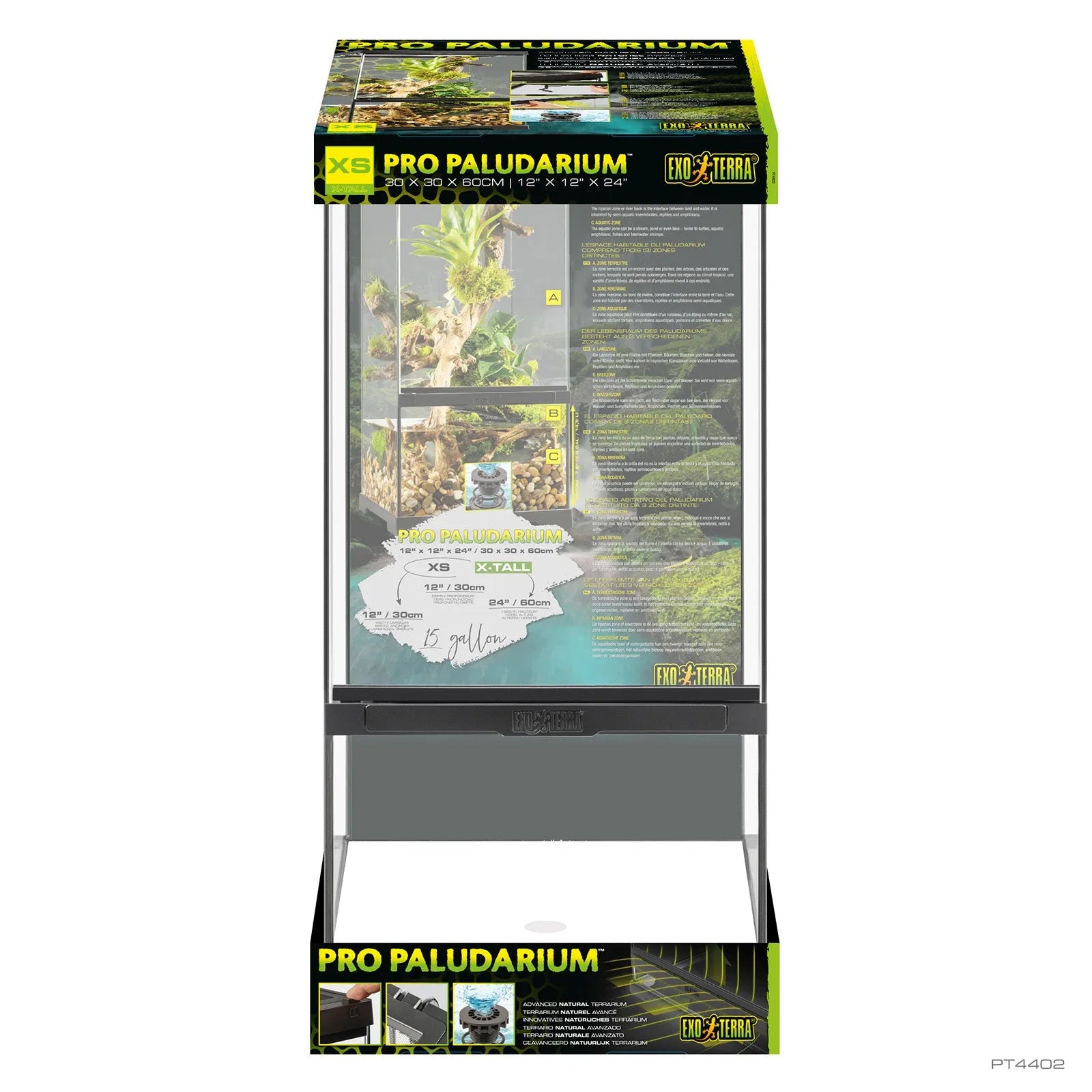 Exo Terra Pro Terrarium X-Small X-Tall 30x30x60cm - Amazing Amazon