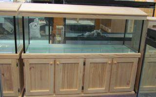 Fish Tank 6ft x 2ft x 2ft High with Cabinet and Hood