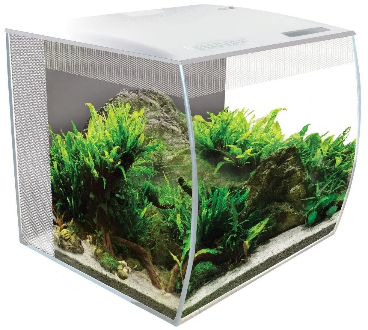 Fluval Flex Aquarium 34 Litre White - Amazing Amazon