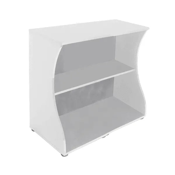 Fluval Flex Aquarium Curved Stand 123 Litre White - Amazing Amazon