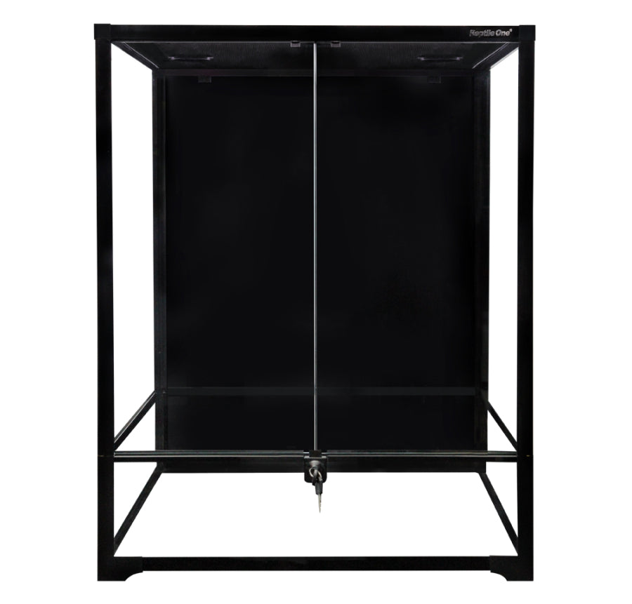 Reptile One RTF-667HT Terrarium – Large 60 × 60 × 75 cm Glass Enclosure - Amazing Amazon