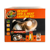 Zoo Med Desert UVB & Heat Lighting Kit – Complete Dual Lamp System