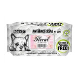 Absorb Plus Antibacterial Pet Wipes - Floral (80) - Amazing Amazon