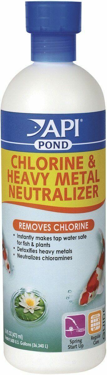API Pond Care Chlorine & Heavy Metal Detoxifier 473ml - Amazing Amazon