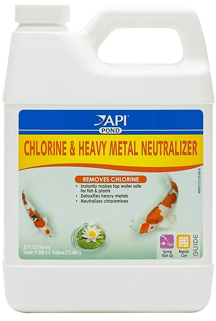 API Pond Care Chlorine & Heavy Metal Detoxifier 946ml - Amazing Amazon