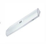 White LED aquarium light unit for fish tanks, rectangular with sleek modern design