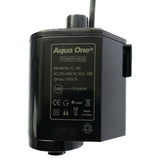 Aqua One aquarium power head pump model C-90 for fish tanks, black with product label.