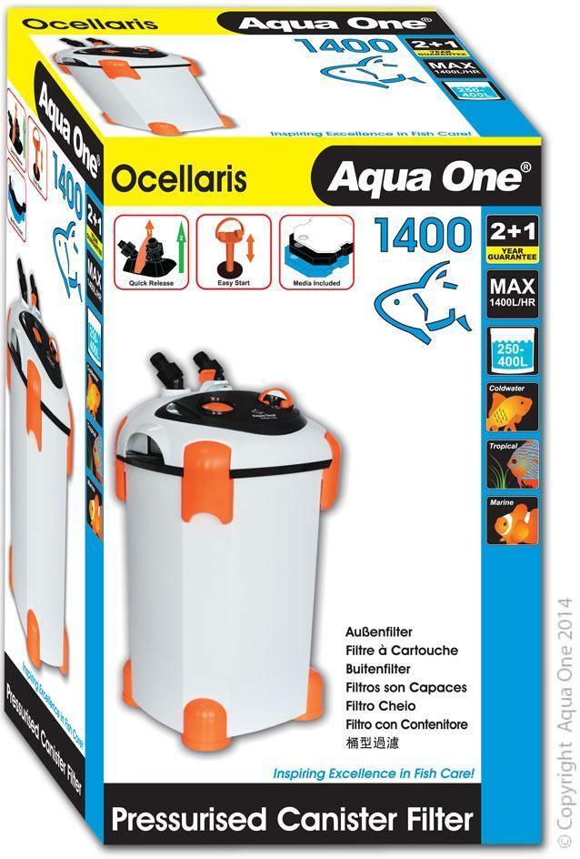 Aqua One Ocellaris 1400 UVC Canister Filter - Amazing Amazon
