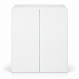 White Aqua One Radiance 3 Aquarium Cabinet with double doors
