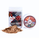 AquaMunch AquaFlake grain-free bloodworm fish food, 40% protein, made in Australia, ideal for aquarium fish
