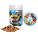 AquaMunch AquaFlake grain-free fish food, high-protein breeders blend with Australian salmon, earthworms, krill for aquarium fish
