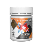 AquaMunch AquaFlake grain free goldfish food, non irradiated, 45g jar for aquarium fish care