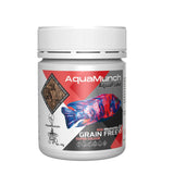 AquaMunch AquaFlake grain free fish food for vibrant aquarium fish colour, 45g jar