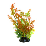 Aquarium Ornament Rock with Red Green Plant - Amazing Amazon