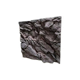 Aquarium Reptile Background – 3D Shale Rock Grey 90cm × 90cm - Amazing Amazon