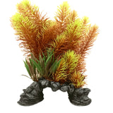 Aquarium Rock Cave Ornament with Plant 26cm (#13) - Amazing Amazon
