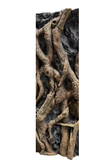 Aquarium Reptile Background – 3D Twisted Roots Wall 90cm × 90cm