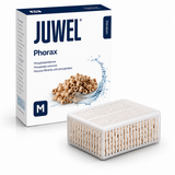 Juwel Phorax phosphate remover media in filter basket for aquarium water filtration