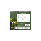 Box for Bioscape pond pump with performance chart, technical specs, and aquatic plant design