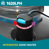 Bioscape PRO Easy Clean Canister Filter with Inbuilt Heater 1620 L/PH - Amazing Amazon