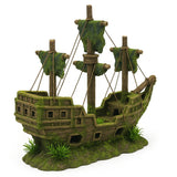 Bioscape Shipwreck with Moss Aquarium Ornament 32cm - Amazing Amazon