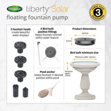 Blagdon Liberty Solar 180 Floating Fountain Pump - Amazing Amazon