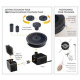 Blagdon Liberty Solar 180 Floating Fountain Pump - Amazing Amazon