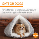 K&H Self-Warming Hut Grey
