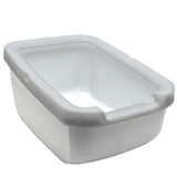 Catit Deep Base Cat Pan with Littershield Rim Grey 57 x 30 x 39cm - Amazing Amazon