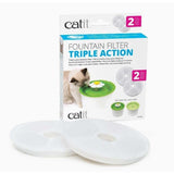Catit Flower Fountain 2.0 Triple Action Carbon Filter (2 Pack) - Amazing Amazon