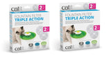 Catit Flower Fountain 2.0 Triple Action Carbon Filter (4 Pack) - Amazing Amazon