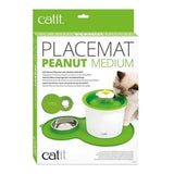 Catit Green Peanut Place Mat with Bowl - Medium - Amazing Amazon