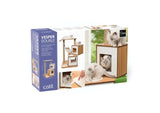Catit Vesper Double Walnut Cat Twin Home with Platform - Amazing Amazon