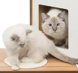 Catit Vesper Double Walnut Cat Twin Home with Platform - Amazing Amazon