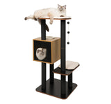 Catit Vesper High Base Black Cat Home with Twin Platform - Amazing Amazon