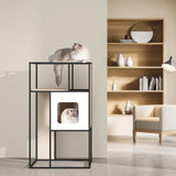 Catit Vesper Patio White with Scratcher Pad Large - Amazing Amazon