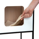 Catit Vesper Patio White with Scratcher Pad Large - Amazing Amazon