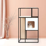 Catit Vesper Patio White with Scratcher Pad Large - Amazing Amazon