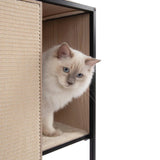 Catit Vesper Patio White with Scratcher Pad Small - Amazing Amazon