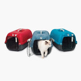 Catit Voyageur Cat Carrier Grey-Red Small - Amazing Amazon