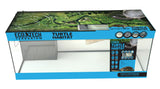 Eco Tech Turtle Aquarium 121 x 41 x 50cm Built in Dock - Amazing Amazon