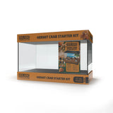 EcoTech Hermit Crab Starter Kit 37.8L glass tank for beginner hermit crab habitat.
