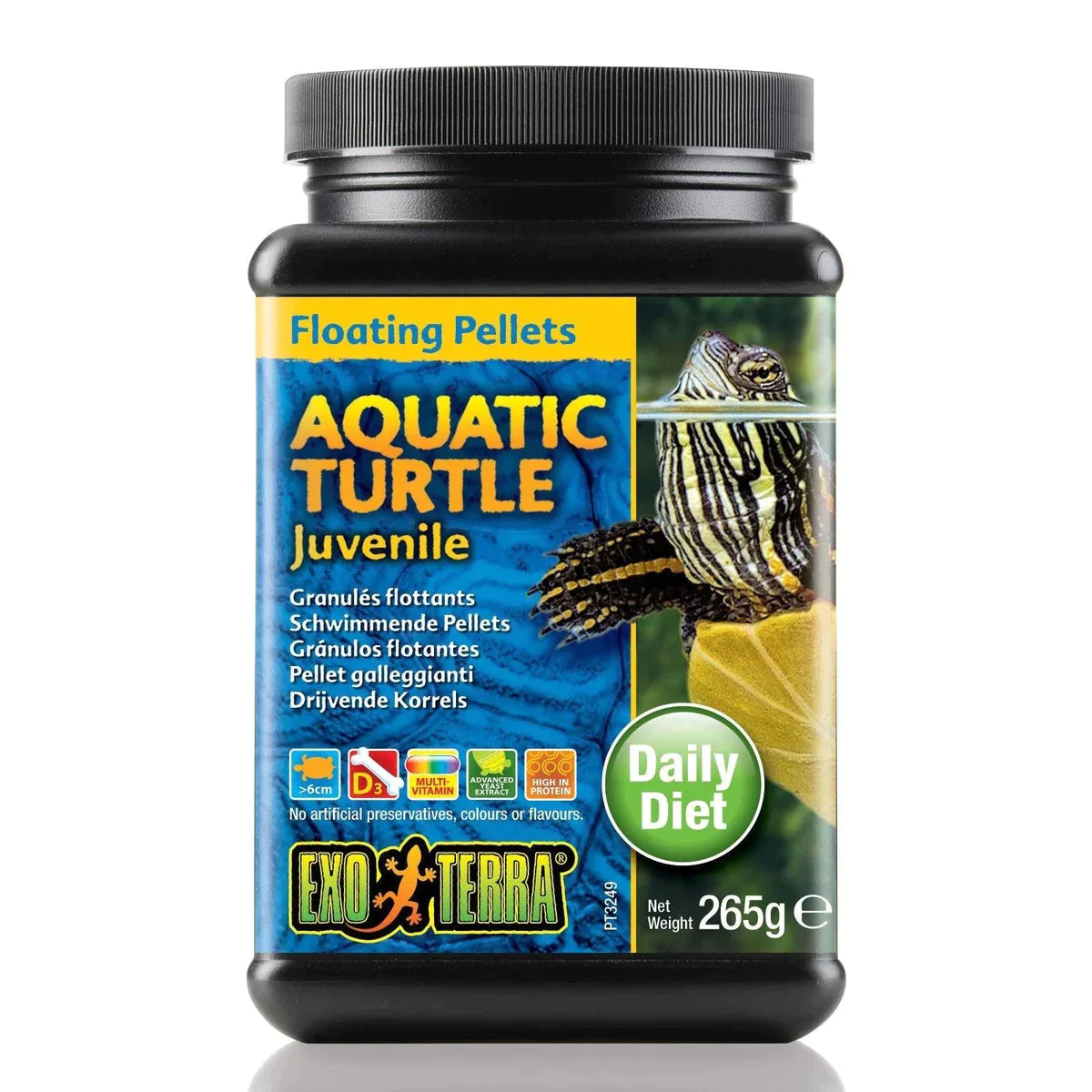 Exo Terra Aquatic Turtle Food Juvenile 265g - Amazing Amazon