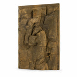 Textured rock wall panel for reptile enclosures and aquarium backgrounds