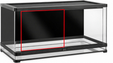 Exo Terra Vista Glass Terrarium with a replacement glass door highlighted.