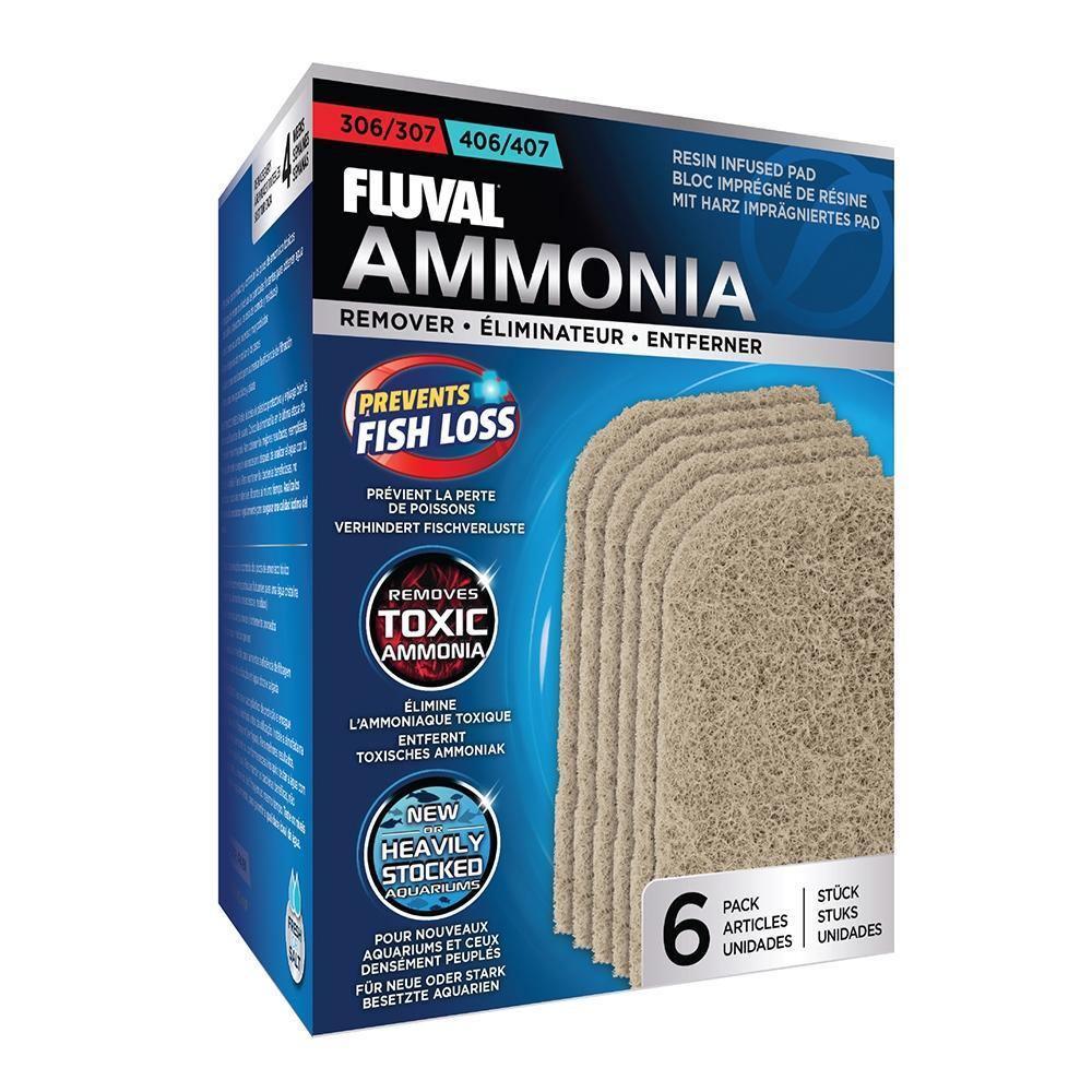 Fluval Ammonia Remover Pads 306/307 406/407 (6) - Amazing Amazon