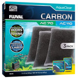 Fluval AquaClear AC110 Filter Carbon 3pk - Amazing Amazon